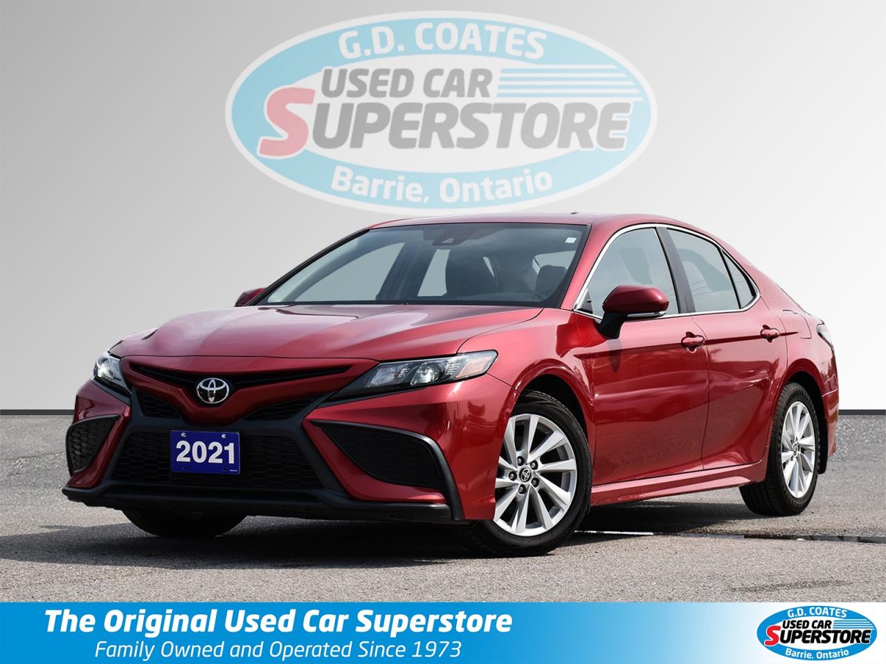 Used 2021 Toyota Camry SE ~Heated Seats ~Camera ~Bluetooth ~Alloy Wheels for sale in Barrie, ON
