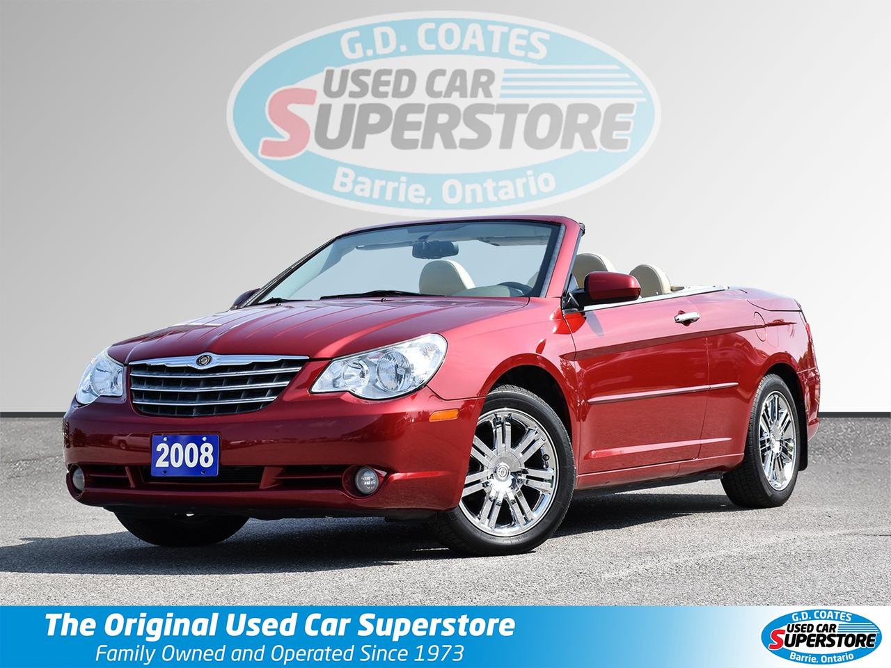 2008 Chrysler Sebring Limited Convertible ~Hard Top ~Nav ~Heated Leather Photo0