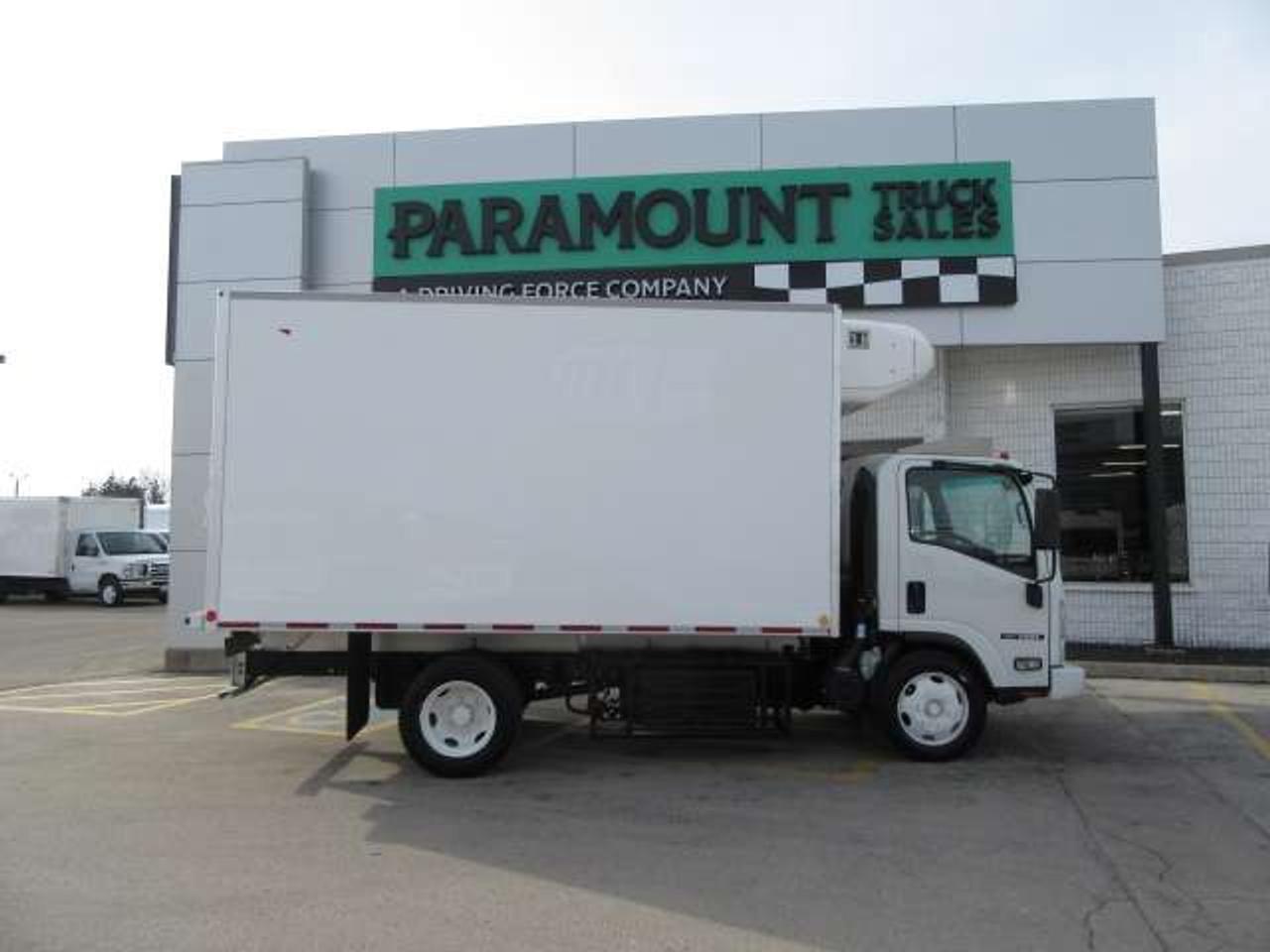 2022 Isuzu NRR DIESEL 14FT THERMOKING T-580R LOW TEMP REEFER Photo1