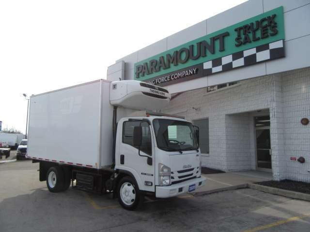 2022 Isuzu NRR DIESEL 14FT THERMOKING T-580R LOW TEMP REEFER Photo
