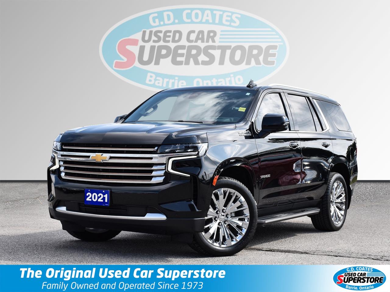 2021 Chevrolet Tahoe High Country 4x4 ~Nav ~Leather ~Camera ~BOSE Audio Photo0