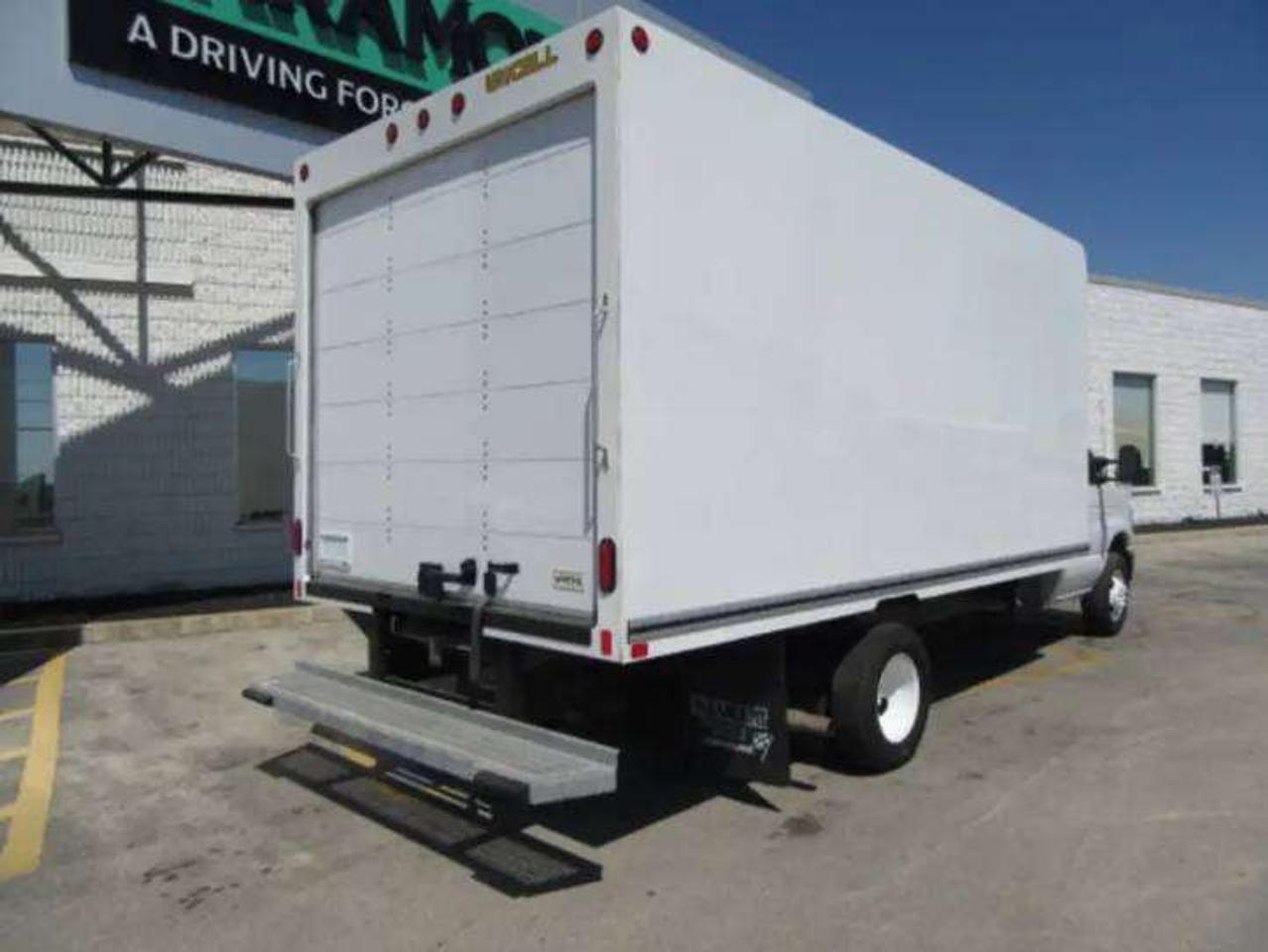 2024 Ford E-450 GAS 16FT HIGH BOX CUBE VAN WITH ROLL OUT RAMP Photo