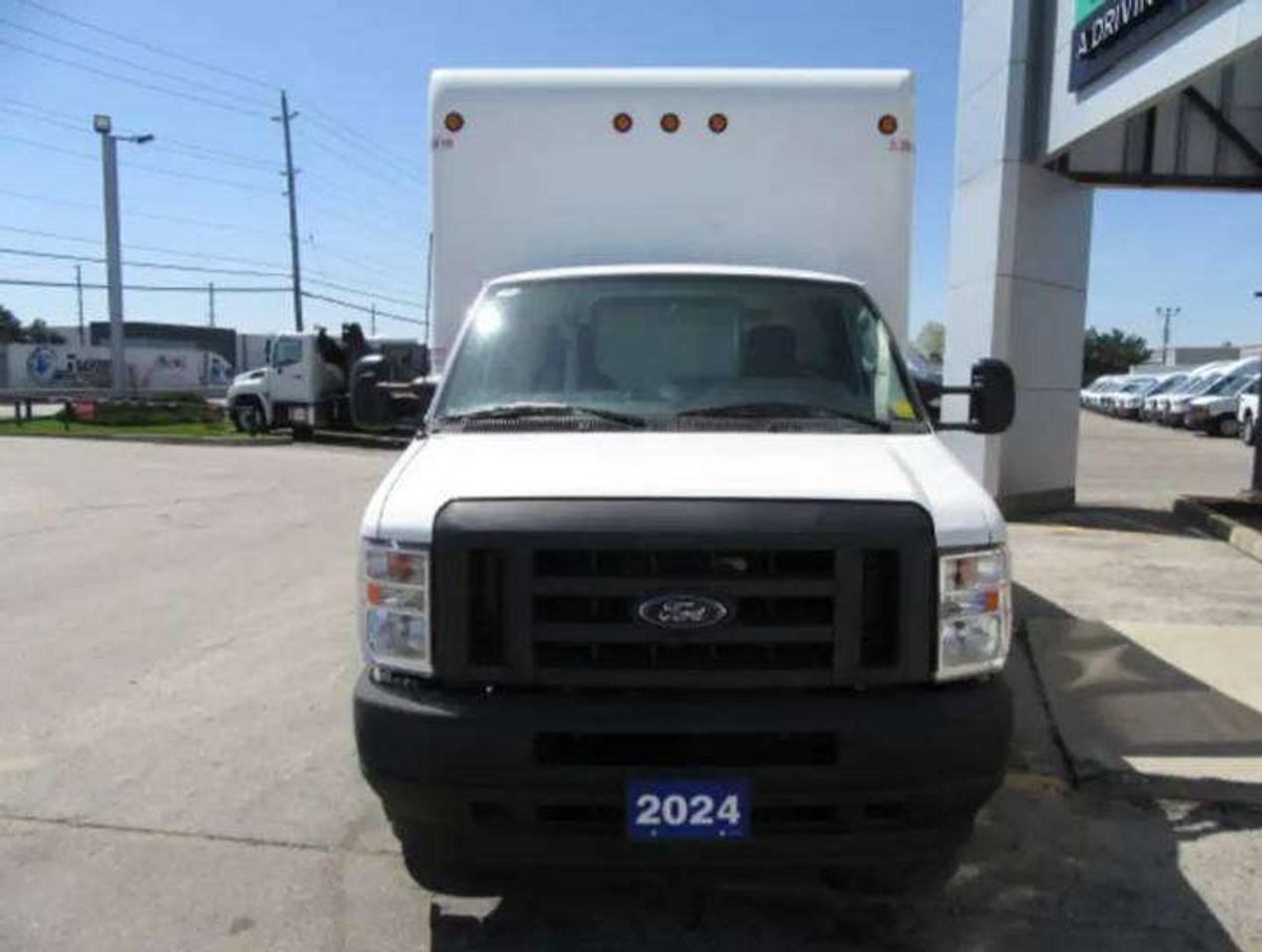 2024 Ford E-450 GAS 16FT HIGH BOX CUBE VAN WITH ROLL OUT RAMP Photo