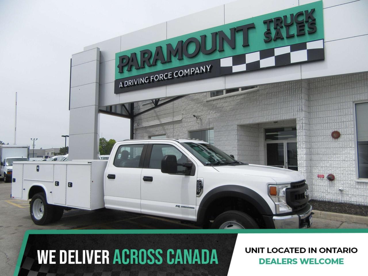 2020 Ford F-550 DIESEL 4X4 CREW WITH NEW KNAPHEIDE SERVICE BODY Photo