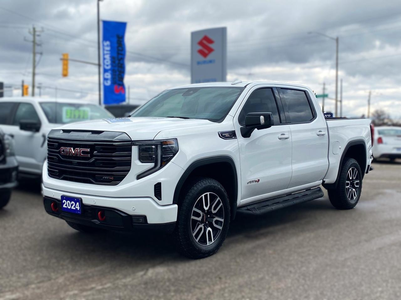 Used 2024 GMC Sierra 1500 AT4 4x4 CrewCab ~Nav ~Heated Leather ~Sunroof ~Cam for sale in Barrie, ON