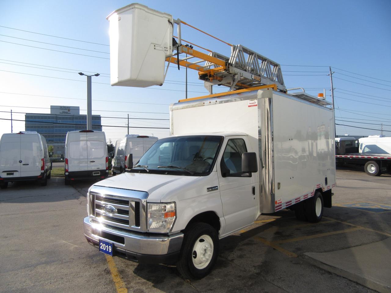 2019 Ford Super Duty E-450 DRW RH-38 LADDER BUCKET & CUSTOM ALUMINUM BOX Photo