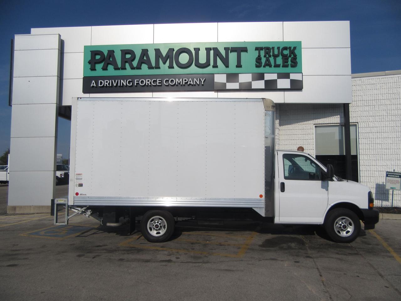 2023 GMC Savana Cargo Van GAS WITH 14 FT ALUMINUM CUBE WITH POWER LIFTGATE Photo