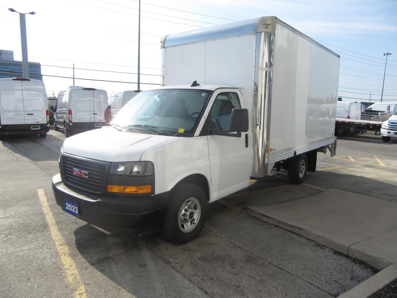 2023 GMC Savana Cargo Van GAS WITH 14 FT ALUMINUM CUBE WITH POWER LIFTGATE Photo