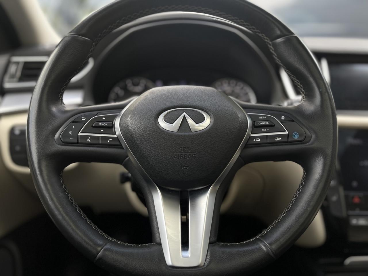 2021 Infiniti QX50 Essential Pearl White AWD   360 Cam   Pro Pilot As Photo