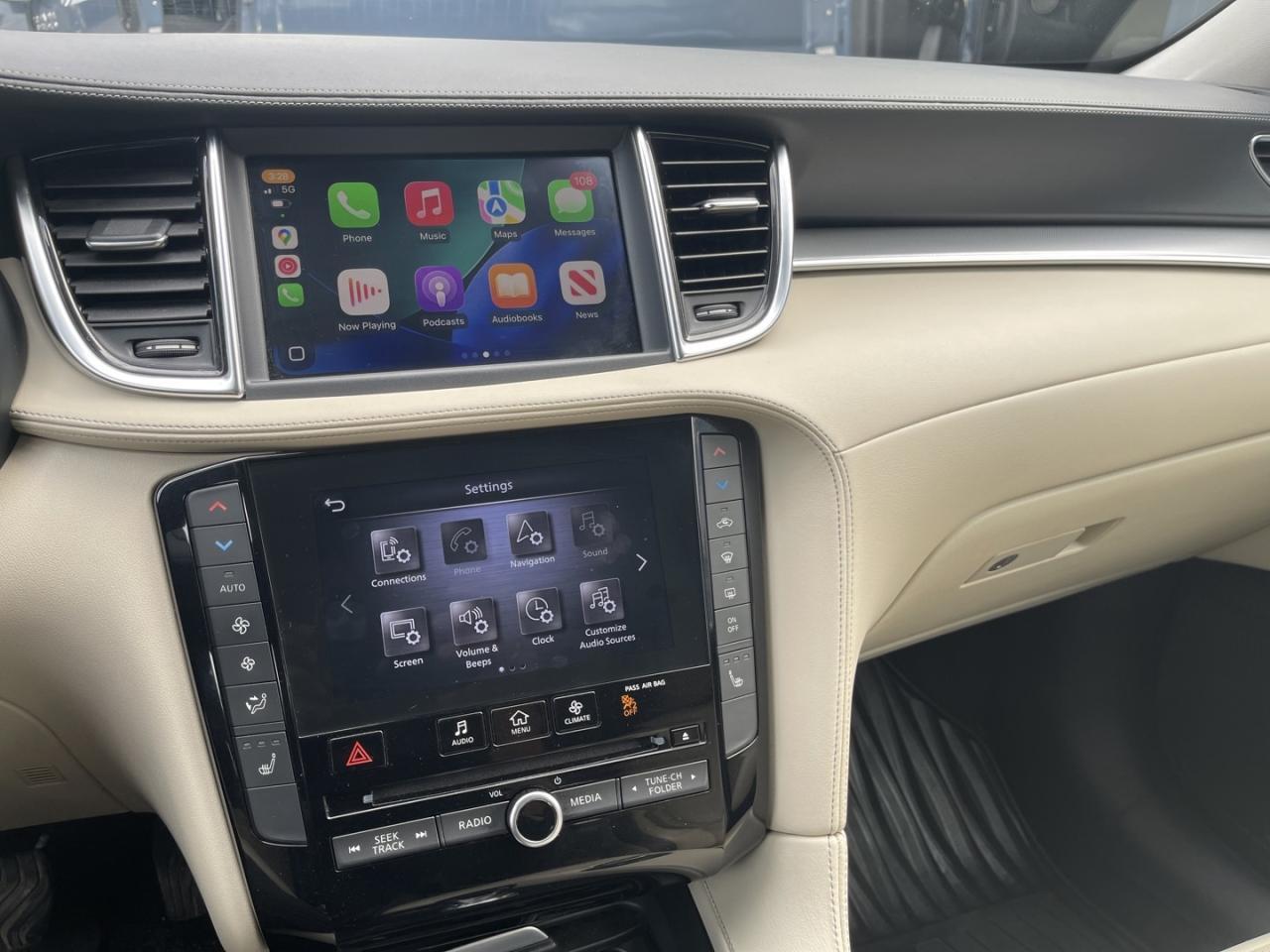 2021 Infiniti QX50 Essential Pearl White AWD   360 Cam   Pro Pilot As Photo