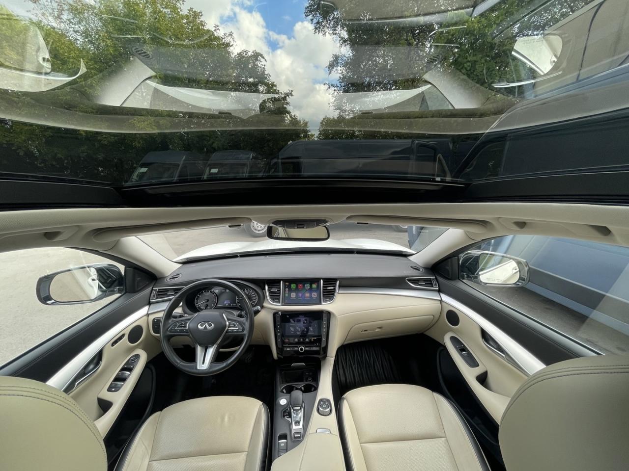 2021 Infiniti QX50 Essential Pearl White AWD   360 Cam   Pro Pilot As Photo