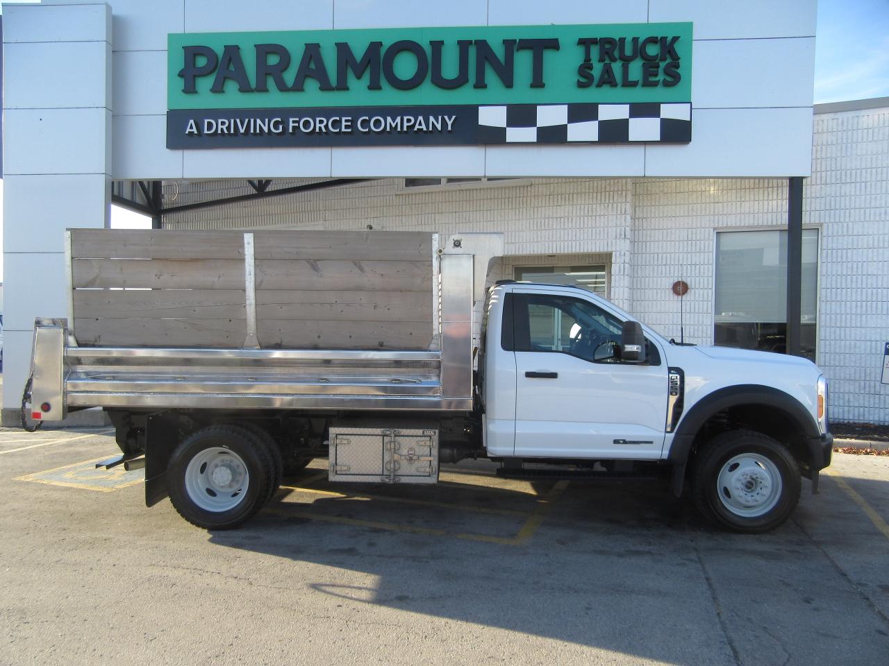 2023 Ford F-550 4X4 DIESEL 12FT VOTH ALUMINUM DUMP BOX HIGH SIDES Photo