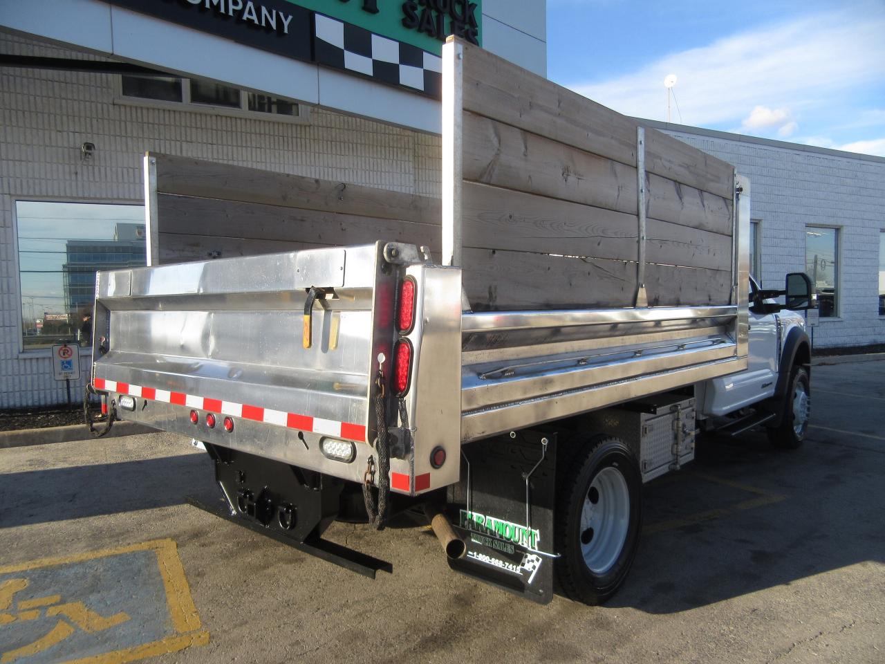 2023 Ford F-550 4X4 DIESEL 12FT VOTH ALUMINUM DUMP BOX HIGH SIDES Photo3