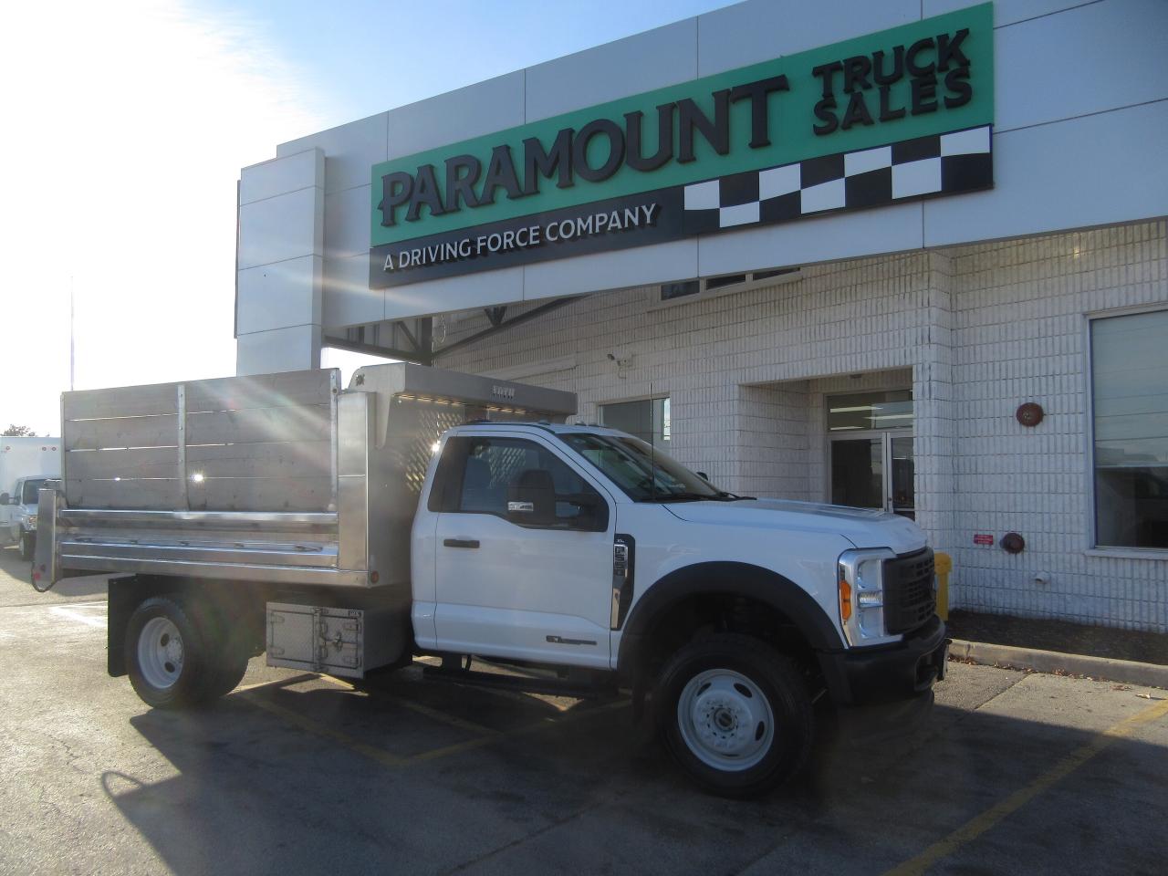 2023 Ford F-550 4X4 DIESEL 12FT VOTH ALUMINUM DUMP BOX HIGH SIDES Photo