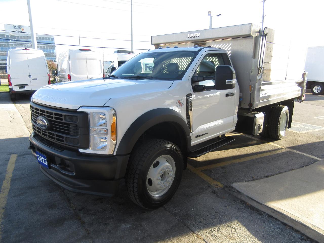 2023 Ford F-550 4X4 DIESEL 12FT VOTH ALUMINUM DUMP BOX HIGH SIDES Photo