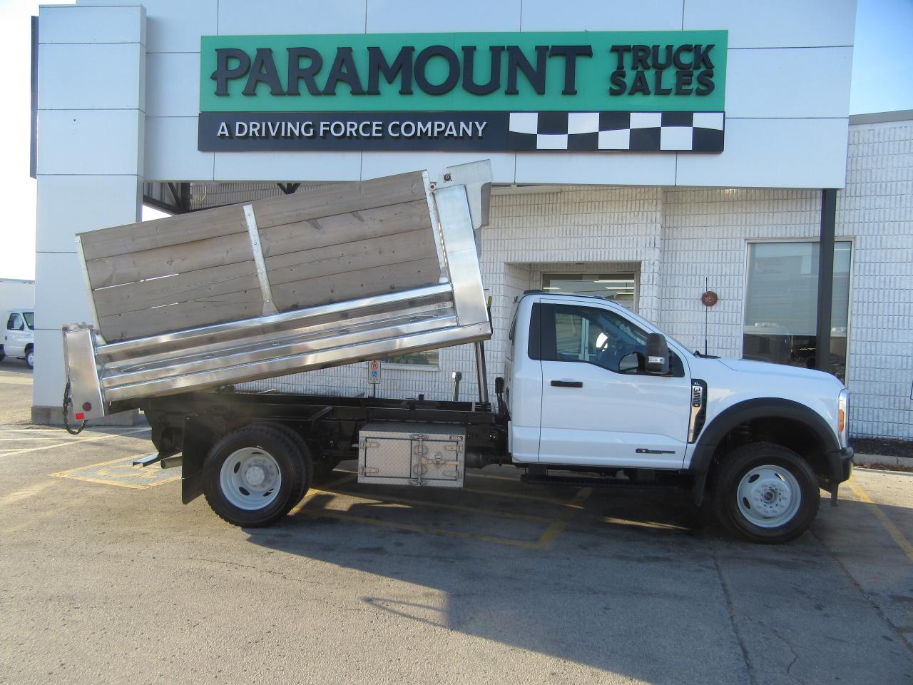 2023 Ford F-550 4X4 DIESEL 12FT VOTH ALUMINUM DUMP BOX HIGH SIDES Photo