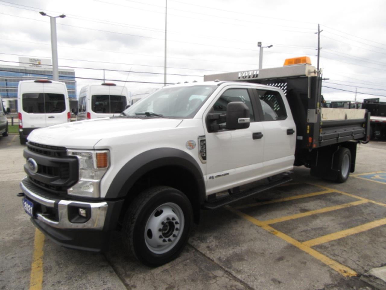 2021 Ford Super Duty F-550 DIESEL CREW CAB 4X4 WITH 12 FT STEEL DUMP BOX Photo