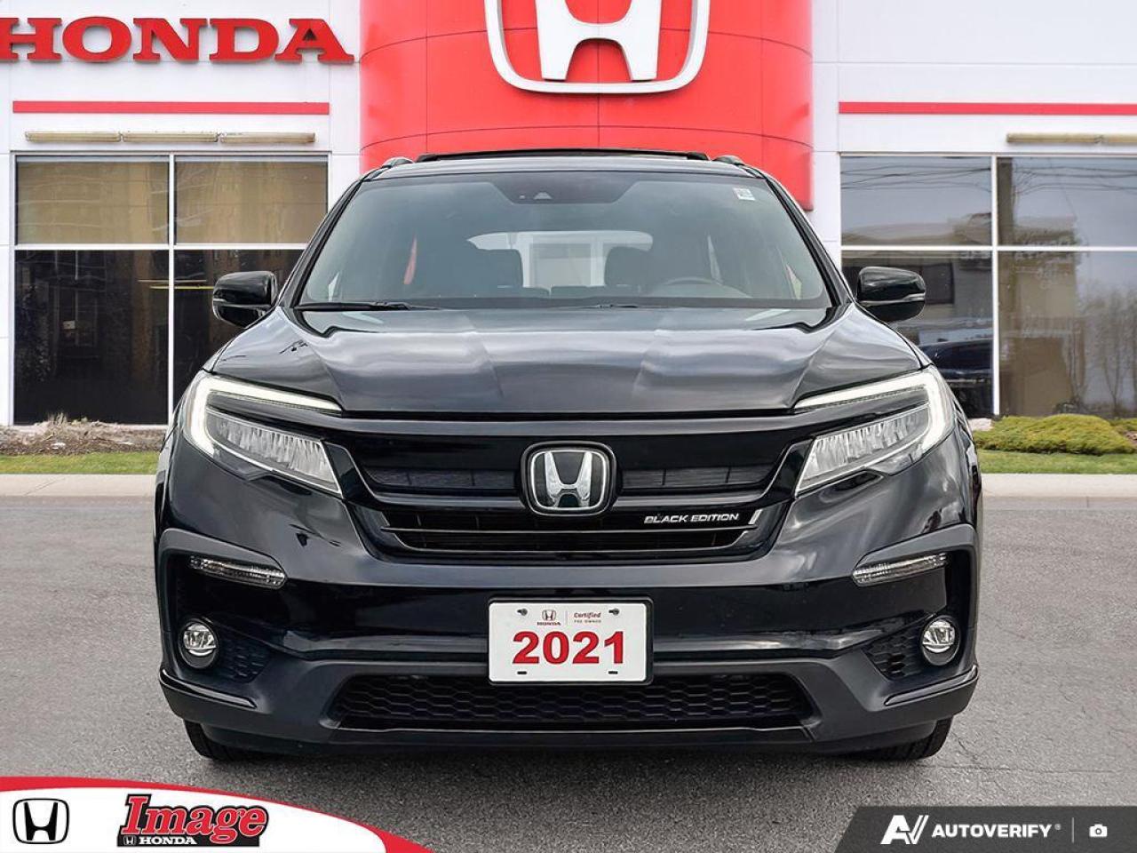 2021 Honda Pilot Black Edition AWD   ONE OWNER   LEATHER   VNT SEAT Photo