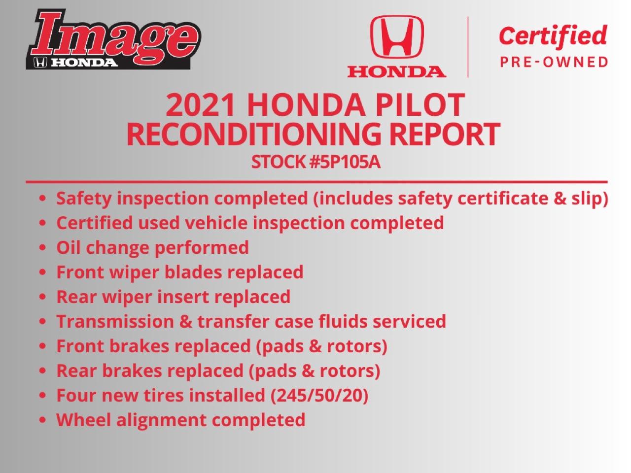 2021 Honda Pilot Black Edition AWD   ONE OWNER   LEATHER   VNT SEAT Photo