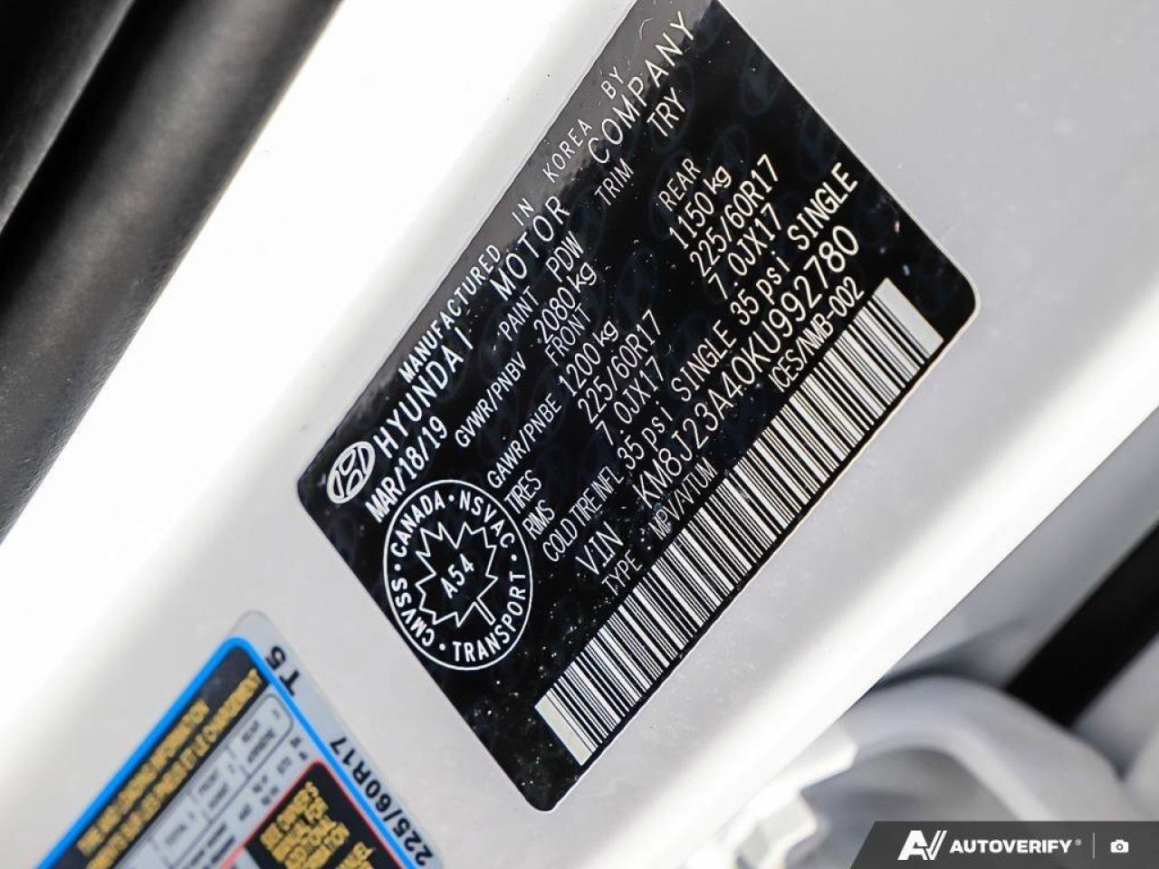 2019 Hyundai Tucson EssentialONE-OWNER, ACCIDENT-FREE, CARPLAY, HTD SE Photo