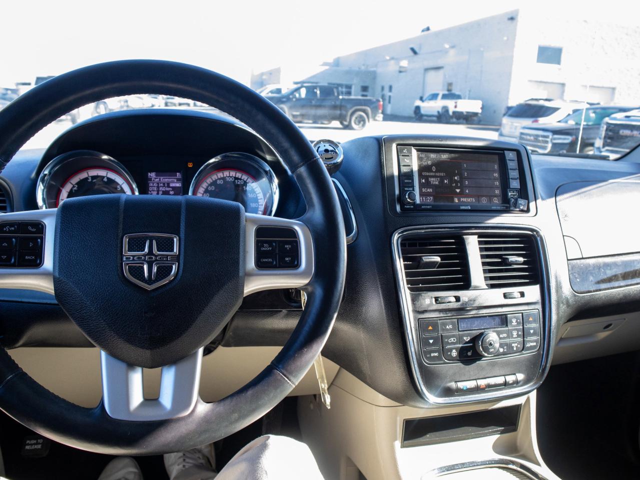 2014 Dodge Grand Caravan Crew - Leather Steering Wheel Seats 7 Photo