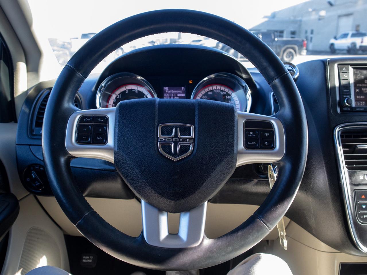 2014 Dodge Grand Caravan Crew - Leather Steering Wheel Seats 7 Photo