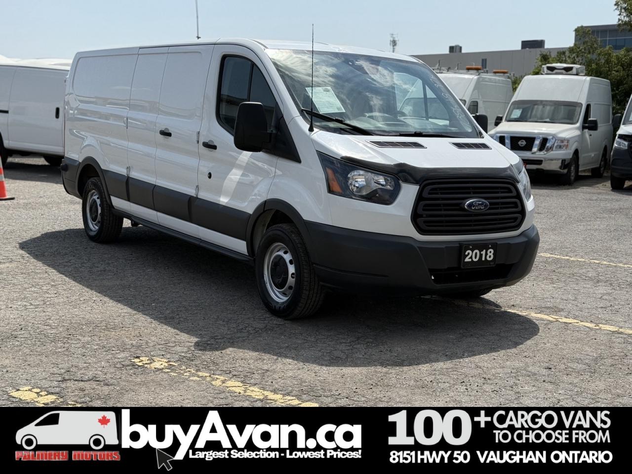 2018 Ford Transit Cargo Van T-250 148" Low Roof  Shelves + Divider Photo