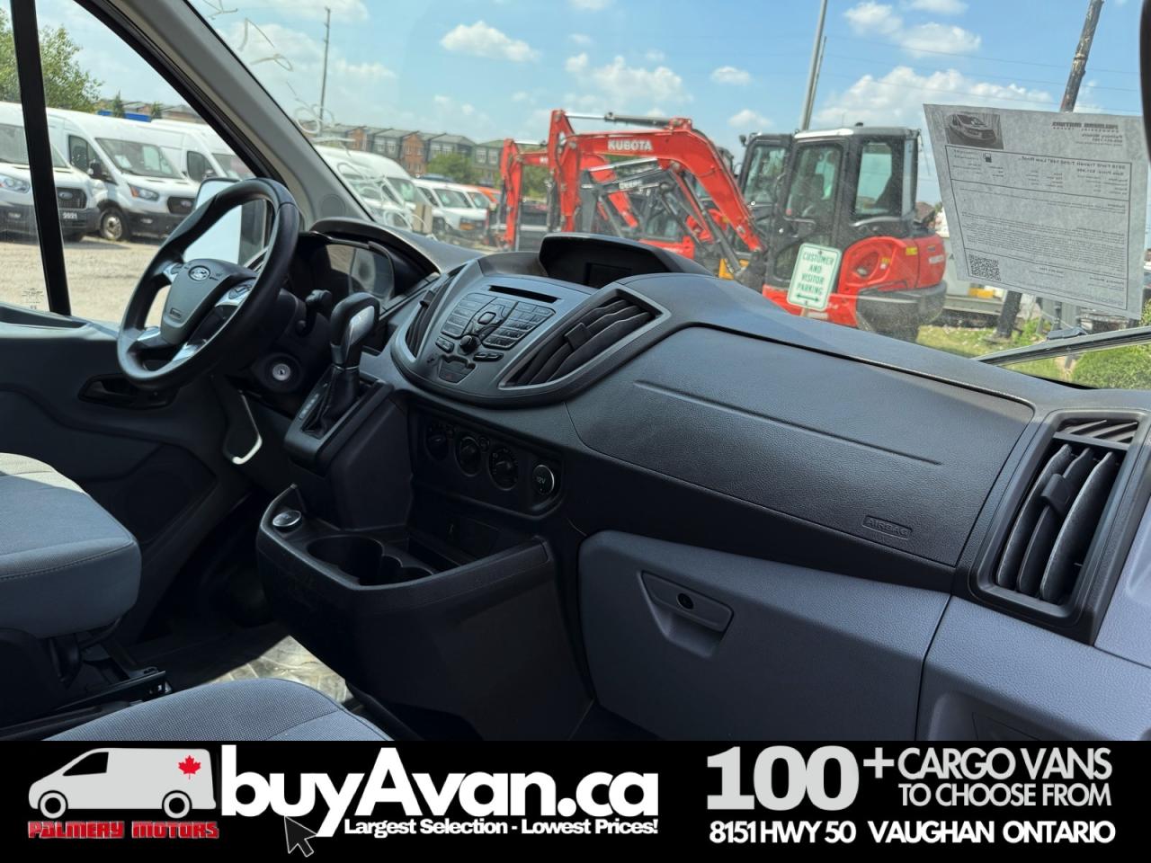 2018 Ford Transit Cargo Van T-250 148" Low Roof  Shelves + Divider Photo