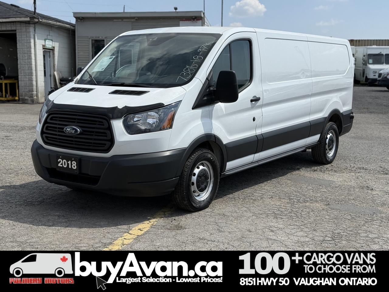 2018 Ford Transit Cargo Van T-250 148" Low Roof  Shelves + Divider Photo