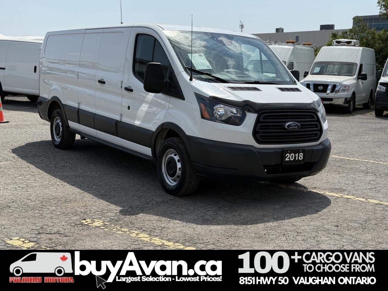 2018 Ford Transit Cargo Van T-250 148" Low Roof  Shelves + Divider Photo