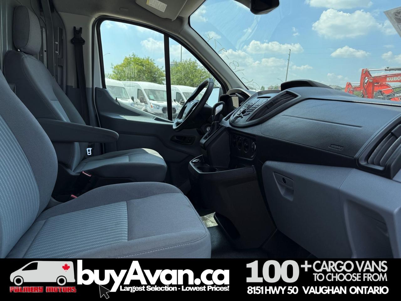 2018 Ford Transit Cargo Van T-250 148" Low Roof  Shelves + Divider Photo