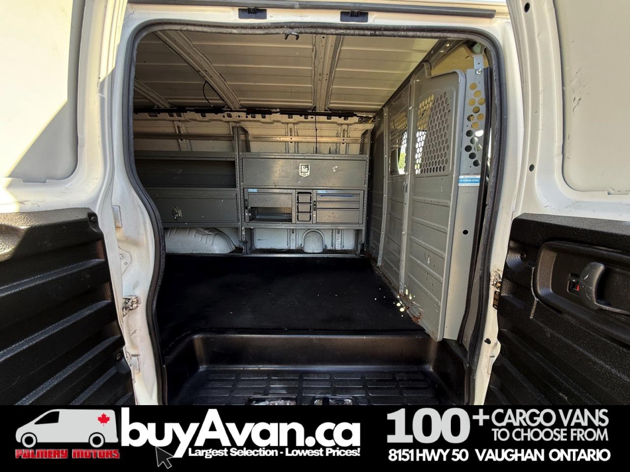 2016 GMC Savana Cargo Van 2500 Divider + Shelves Photo