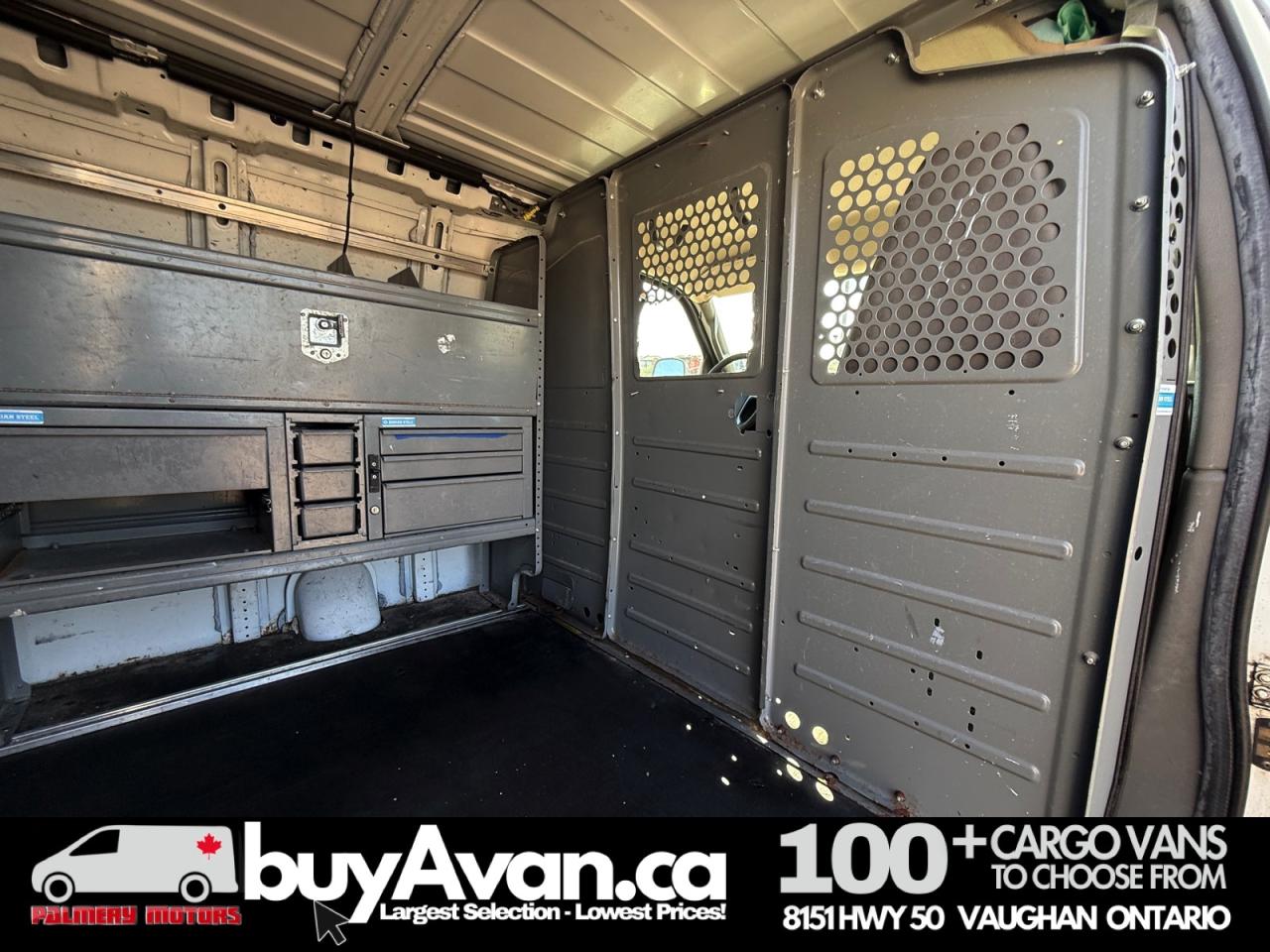 2016 GMC Savana Cargo Van 2500 Divider + Shelves Photo