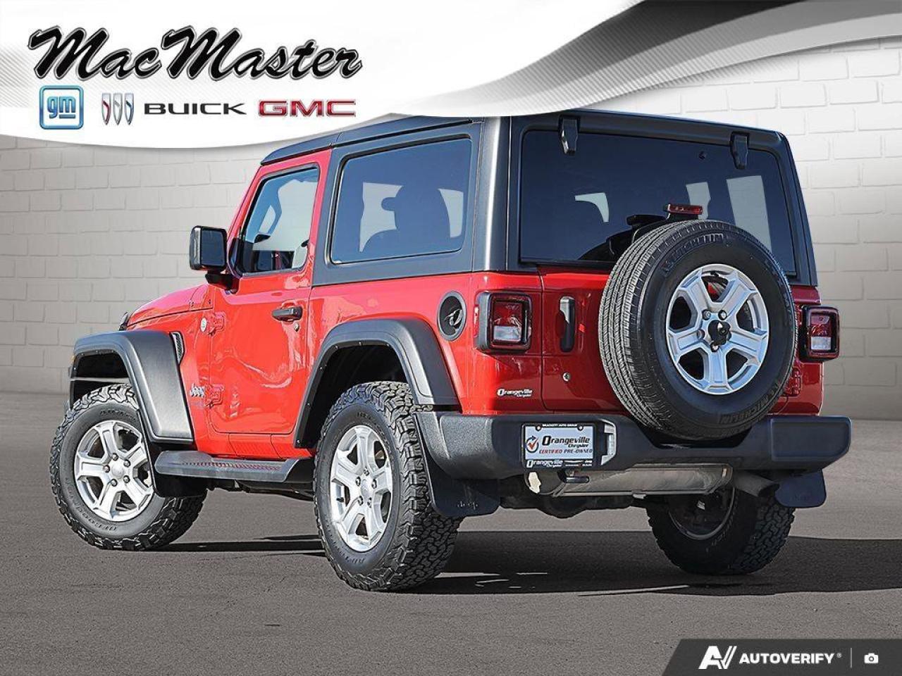 2019 Jeep Wrangler Sport SSPORT S, 2.0T, AUTO, 4X4, HEATED CLOTH, REM Photo3