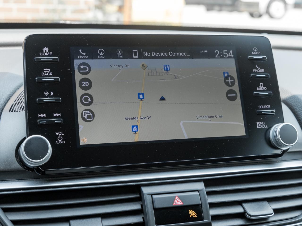 2018 Honda Accord Touring 1.5T -Head Up-Leather Vent Seats-Navi-Lane Photo