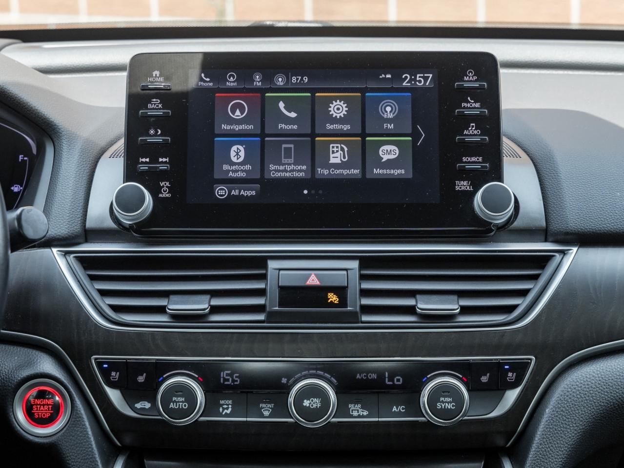 2018 Honda Accord Touring 1.5T -Head Up-Leather Vent Seats-Navi-Lane Photo