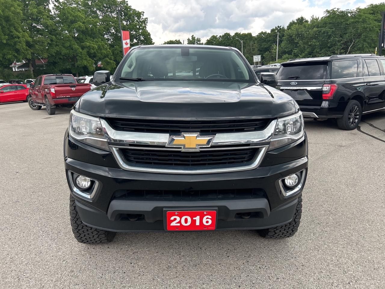 2016 Chevrolet Colorado LT, LIFT KIT, BIG TIRES, BLACK RIMS, REMOTE START! Photo2