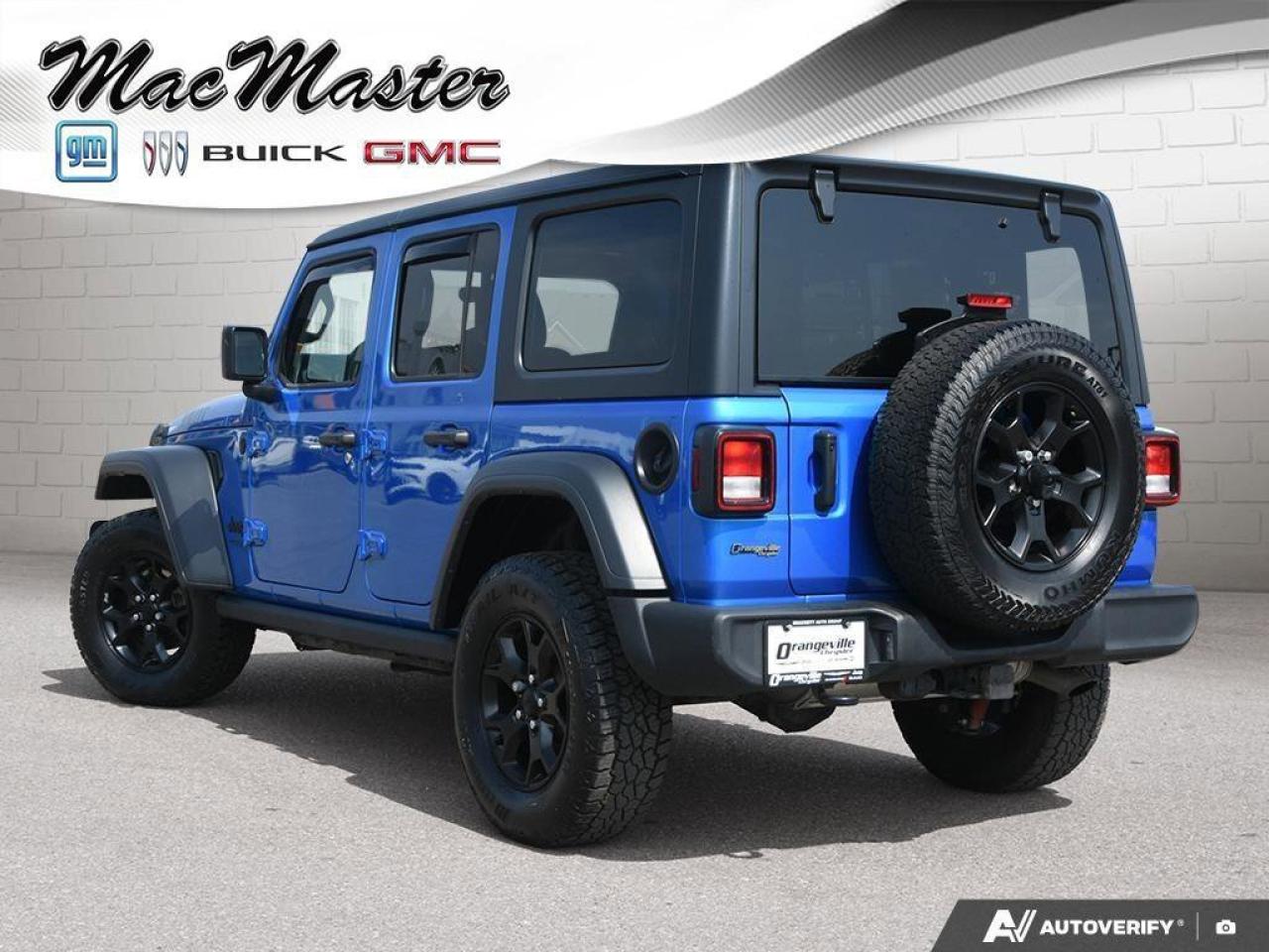 2022 Jeep Wrangler Unlimited WillysWILLYS, V6, 4X4, NAV, HTD CLOTH, L Photo3