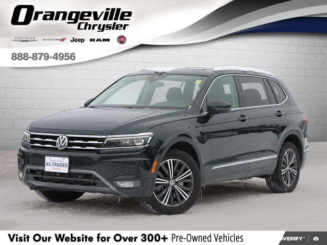 2018 Volkswagen Tiguan HighlineCERTIFIED AS-TRADED, NAVI, HTD SEATS, SUNR Photo0