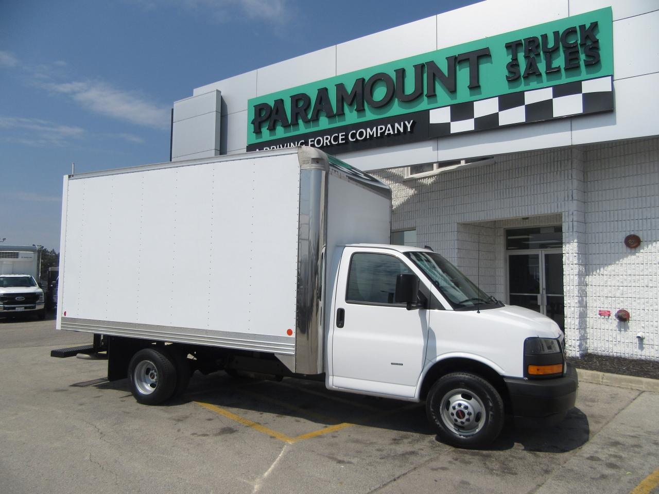 2024 Chevrolet Express 3500 GAS 14 FT CUBE VAN WITH CUSTOM HIGH BOX & RAMP Photo