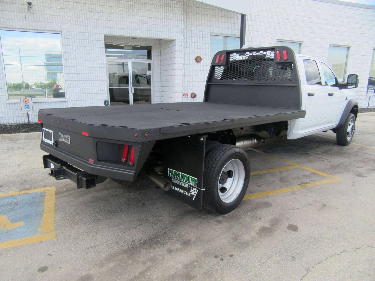 2024 RAM 5500 4X4 DIESEL CREW CAB 12 FT  FLAT DECK / GOOSE NECK Photo