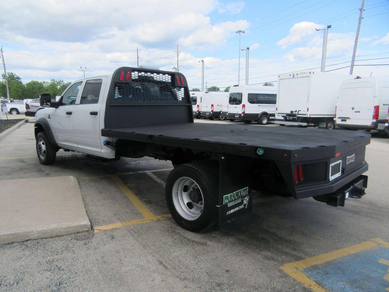 2024 RAM 5500 4X4 DIESEL CREW CAB 12 FT  FLAT DECK / GOOSE NECK Photo