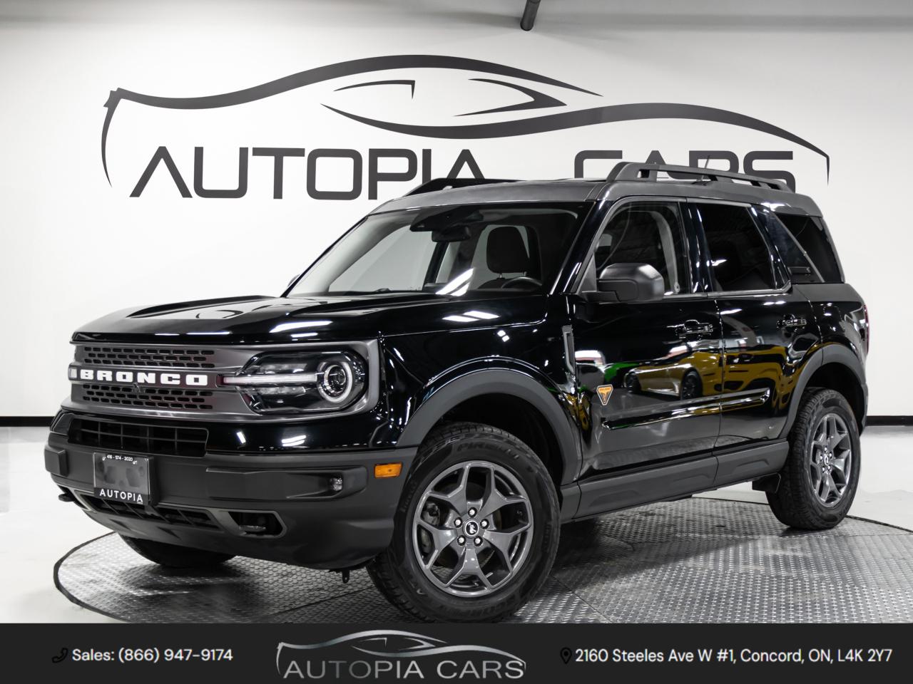 2022 Ford Bronco Sport BADLANDS 4x4 2.0L ECOBOOST TURBO BLIND SPOTS Photo