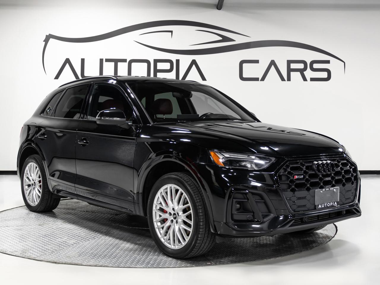 2021 Audi SQ5 PROGRESSIV 3.0 TFSI QUATTRO RED INT REAR VIEW Photo2
