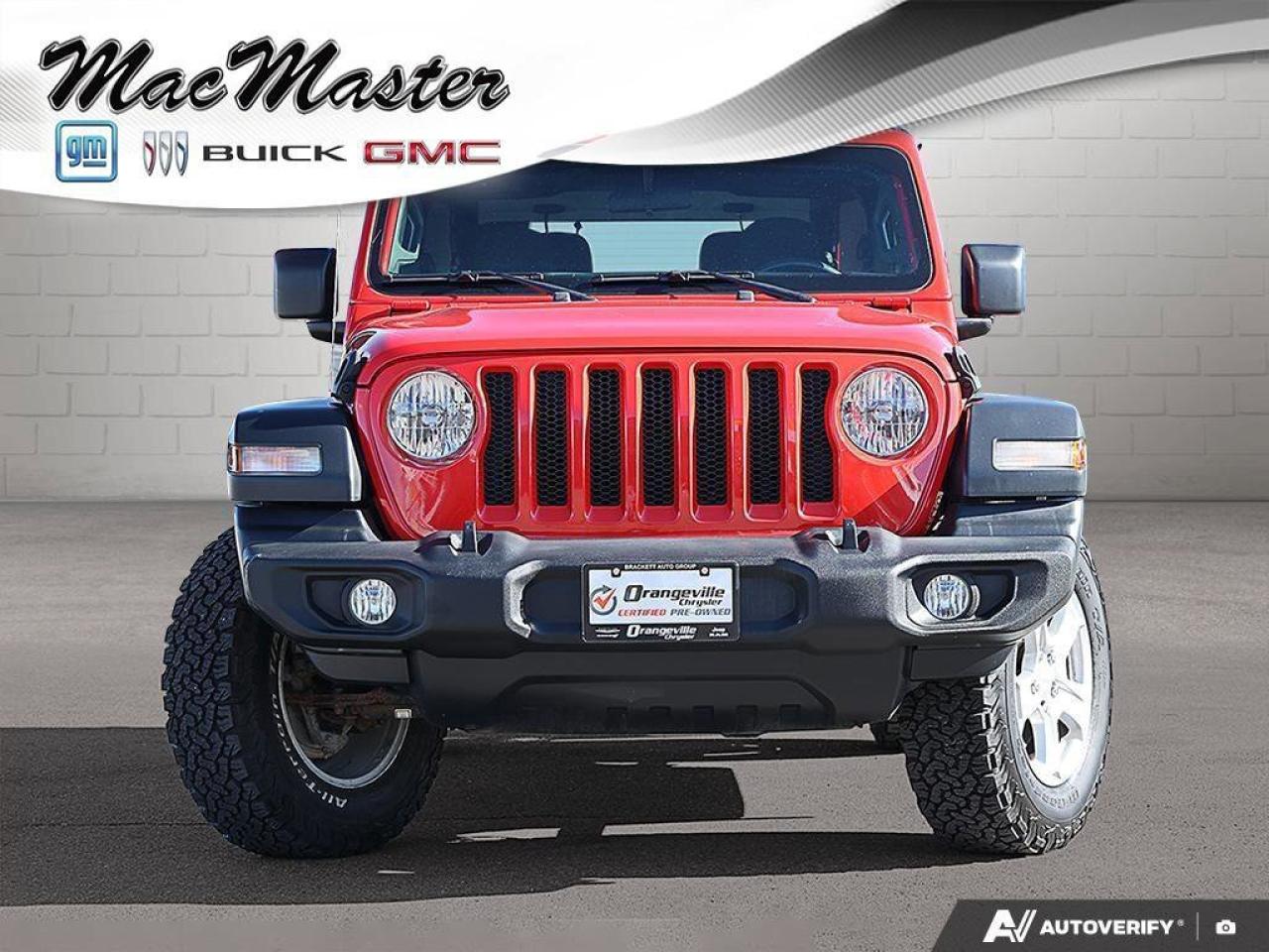 2019 Jeep Wrangler Sport SSPORT S, 2.0T, AUTO, 4X4, HEATED CLOTH, REM Photo