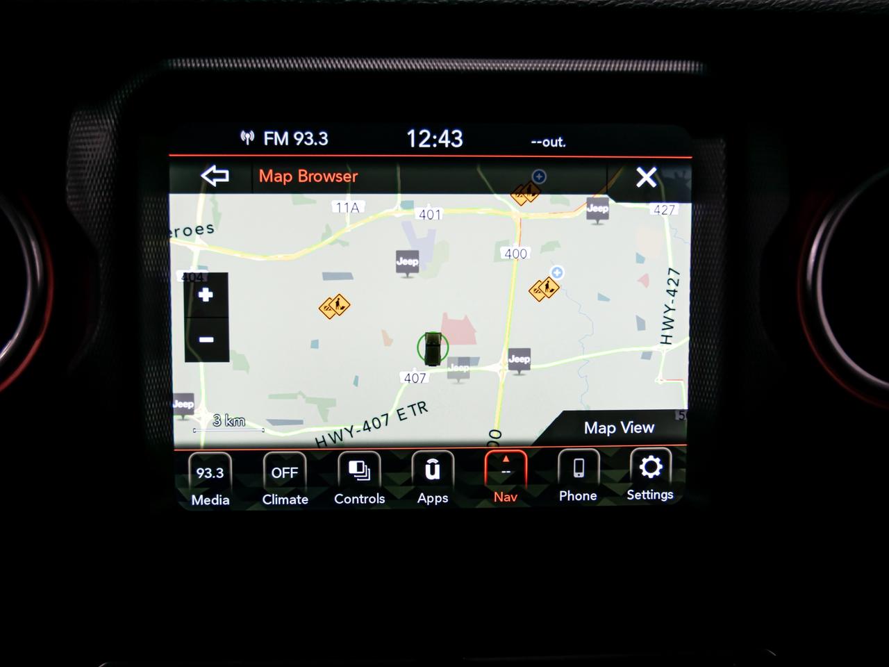 2021 Jeep Wrangler Rubicon 4x4 Freedom Top Hardtop Navigation Photo