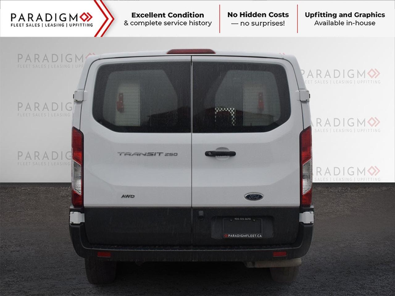 2024 Ford Transit Cargo Van T-250 130" Low Roof AWD Work Ready Stock Photo