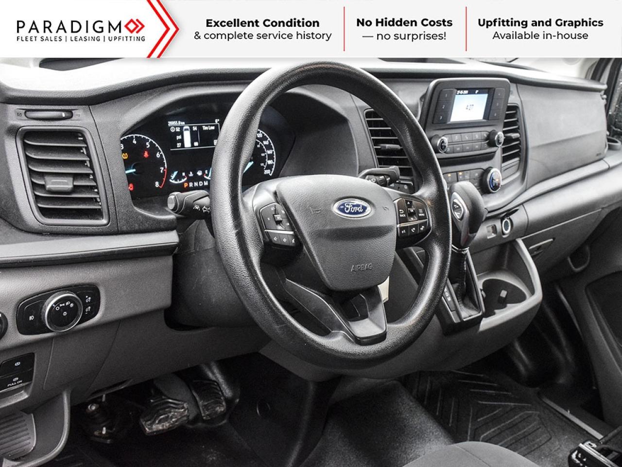 2024 Ford Transit Cargo Van T-250 130" Low Roof AWD Work Ready Stock Photo