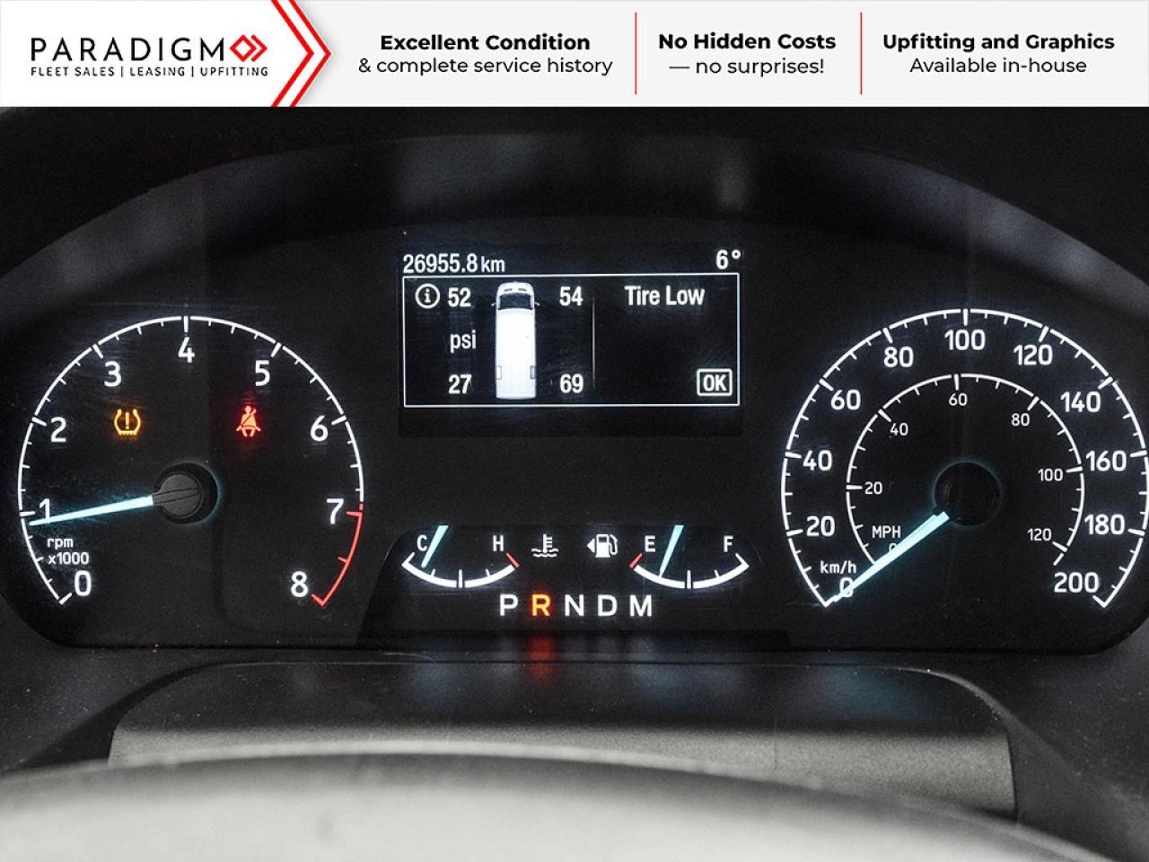 2024 Ford Transit Cargo Van T-250 130" Low Roof AWD Work Ready Stock Photo