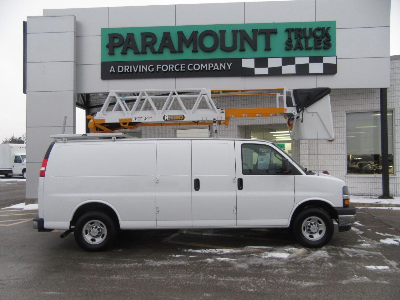 2024 Chevrolet Express 3500 EXTENDED WITH NEW RH38D LADDER BUCKET SYSTEM Photo
